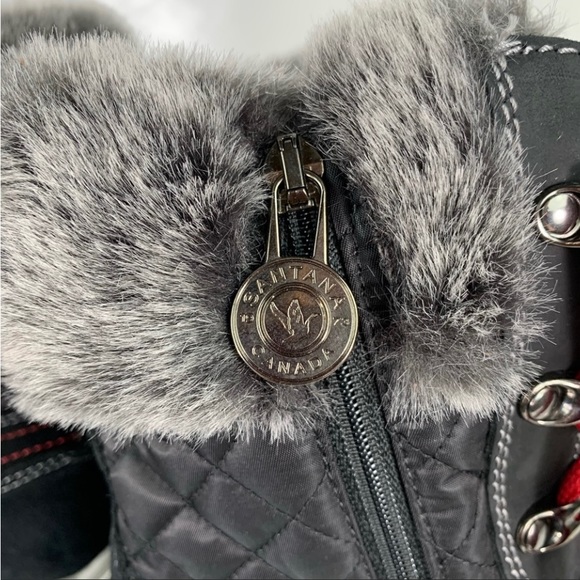 NWOT Santana Canada Maleo Boots Urban Collection. Maleo Black and Red Size 6 - Picture 14 of 16